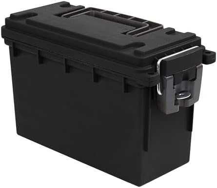 Sheffield 12629 Ammo Box Made in USA, Stackable Lockable Ammo Storage Box by Sheffield