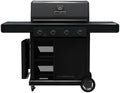Charbroil Pro Series with Amplifire Infrared Technology 4-Burner Propane Gas Grill and Griddle Cabinet, Black - 463279224 by Charbroil