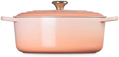 Le Creuset Enameled Cast Iron Oval Dutch Oven, 6.75qt., Peche - Image 4