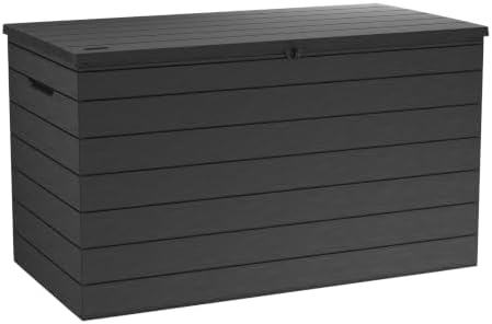 Keter Astoria 150 Gal Outdoor Storage Box for Patio and Pool Accessories by Unknown