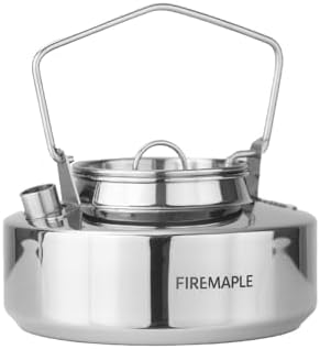 Fire-Maple Antarcti Camping Kettle Stainless Steel Camp Tea Pot, 0.6L by Fire-Maple