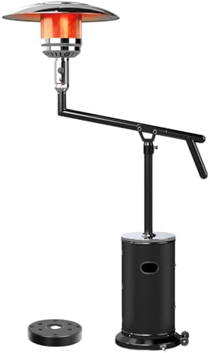 FOOWIN Perfect Position Pyramid Patio Heater,Outdoor Heater with Swivel Arm by Unknown