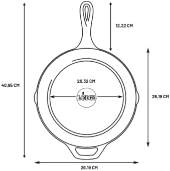 Lodge Pre-Seasoned Cast Iron Skillet, Sugar Skull, 10.25 Inches - Image 3