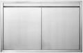 JIE JIN BBQ Access Door 30" W X 21" H Outdoor Kitchen Doors Double Doors Thickened 304 Stainless Steel Outdoor Kitchen Accessories Door for Indoor/Outdoor Kitchen Outdoor Cabinet BBQ Island by JIEJIN