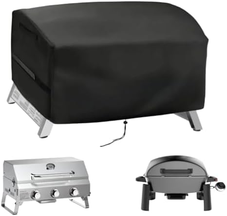 Mini Tabletop Gas Grill Cover for Onlyfire 3 Burner for Nexgrill 820-BC002 by Guisong