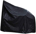 Heavy Duty Charcoal Grill Offset Smoker Cover, Outdoor Smokestack BBQ Cover, Special Fade and UV Resistant Material, Fits Brinkmann Trailmaster, Char-Broil, Dyna-Glo and More Black by acoveritt