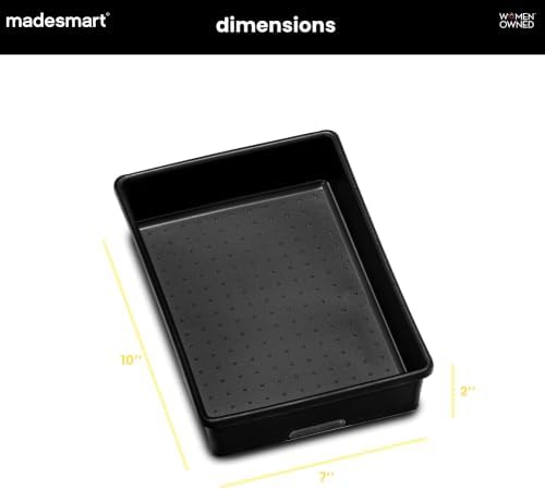 madesmart Classic 9 x 6 Storage Bin, Carbon - Image 6