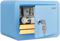 Marcree Mini Safe Box, 0.23 Cub Home Safes for Kids, Blue Small Safe by MarcreeSafe
