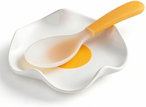 Miamolo Ceramic Spoon Holder for Stove Top, Fits Ladles & Spatulas, No Mess by Miamolo