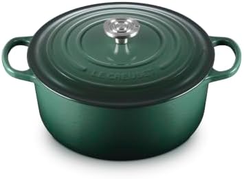 Le Creuset Enameled Cast Iron Round Dutch Oven, 7.25 qt.,Artichaut/Crucible by Unknown