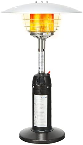 Tangkula Tabletop Propane Patio Heater with Adjustable Flame, 11,000 BTU by TANGKULA