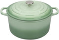 VORRINGARD Enameled Cast Iron Dutch Oven Pot with Lid, for Sourdough Bread Baking, Round Dutch Ovens, 4.5 Quart, Green by Unknown