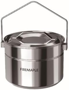 Firemaple Antarcti 1.8L Stainless Steel Pot Food Grade SUS304 Camping Pot by Fire-Maple