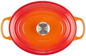 Le Creuset Enameled Cast Iron Oval Dutch Oven, 5 qt, Flame - Image 2