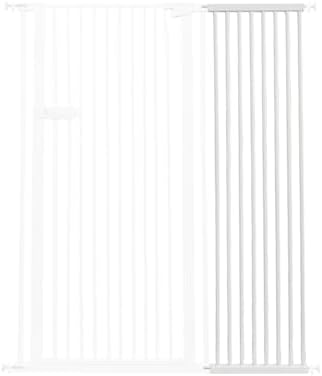 Lumizone Extra Tall Cat Gate Extension Kit 55.12" High 16.73" Wide White by Lumizone