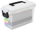 Sheffield 12635 Ammo Box Made in USA Stackable Lockable Ammo Storage Box, Standard Single (Pack of 6) by Sheffield