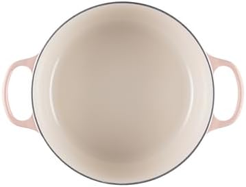 Le Creuset Enameled Cast Iron Round Dutch Oven, 5.5 qt., Peche - Image 4