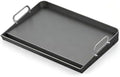 23x16 Inch Nonstick Universal Grill Griddle for Gas Grill, Built-in Grease Channel & Reinforced Even-Heat Base, Easy Clean, BBQ Griddle Plate for Outdoor BBQ, Camping, Indoor Stovetop Cooking by JiRiCHMi