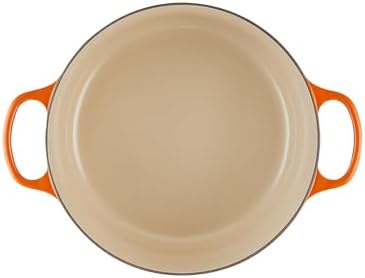 Le Creuset Enameled Cast Iron Round Dutch Oven, 9 qt., Flame - Image 3