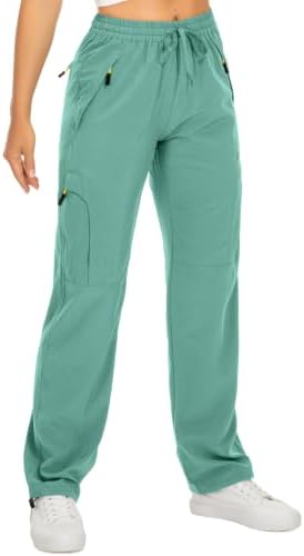 Toomett Women‘s Hiking Cargo Pants UPF 50 Quick Dry with Zipper Pockets by Toomett