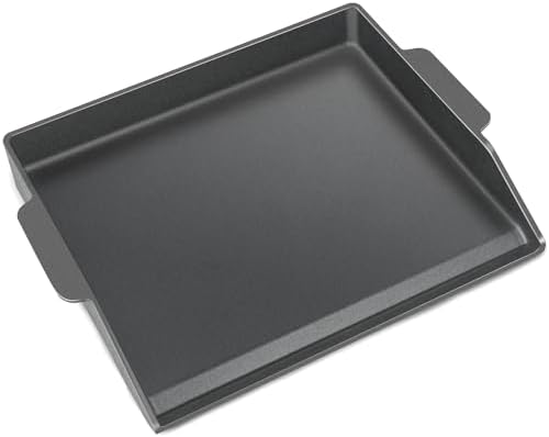 Cast Iron Griddle for Gas Grill Stove Top Plate Universal Flat Griddle Insert Stovetop Skillet Charcoal Electric Range Oven Large Cooking Pan Replacement Outdoor Camp Camping Part 23" x 16" by Unidanho