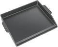 Cast Iron Griddle for Gas Grill Stove Top Plate Universal Flat Griddle Insert Stovetop Skillet Charcoal Electric Range Oven Large Cooking Pan Replacement Outdoor Camp Camping Part 23" x 16" by Unidanho