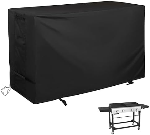 Griddle Cover for Royal Gourmet GD401,GD402, GD403 Grill, Flat Top Grill Cover for 66in 4-Burner Grill, Waterproof BBQ Grill Cover for Outdoor Barbecue/Gas Griddle/Propane Griddle by Unknown