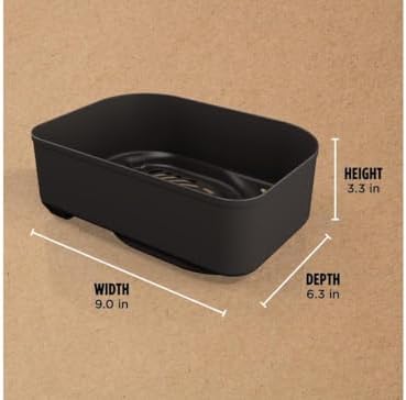 Ninja Woodfire Combo Crisper Basket for OG700, 2.5 Qt, Non-stick, Black - Image 3