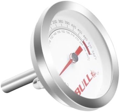2.5" BBQ Grill Thermometer Replacement for Most Bull Grills Parts, Outdoor Grill Small Temperature Gauge for Bull Grill Accessories - Image 3