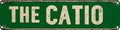 The Catio Metal Sign 4x16in Funny Cat Patio Plaque for Garden House Indoor Wall Nursery Home Decor Gift by Unknown