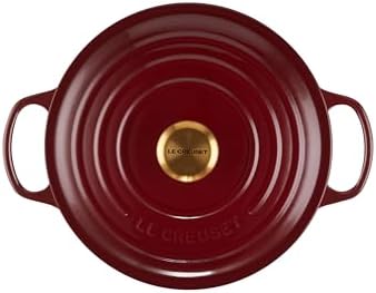 Le Creuset Enameled Cast Iron Round Dutch Oven, 5.5 qt., Garnet - Image 2