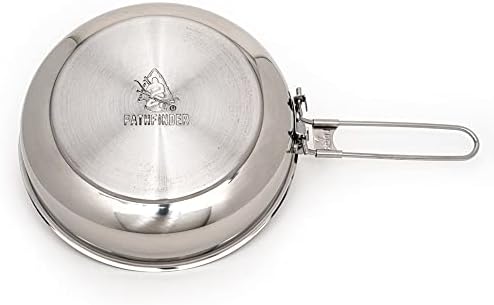 The Pathfinder School Stainless Steel Folding Skillet and Lid (8-Inch) - Image 4