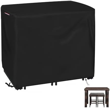 Waterproof Outdoor Bar Height Table Cover, 48"L x 30"W x 36"H by Yourpatiocoverexpert