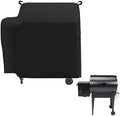 Grill Cover Fits Traeger Tailgater 20 Portable Pellet Grill (TFB30KLF) and Junior 20 (TFB29KLF)/ Junior Elite 20,Outdoor Full-Length Heavy Duty Waterproof 600D BBQ Cover, Compared to Traeger BAC374 by CoverGeny