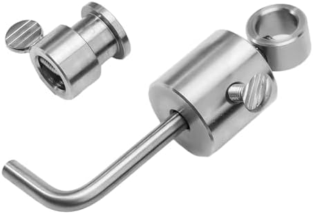 Stainless Steel Grill Rotisserie Spit Balance Kit, Grill Spit Rod Counter Balance For Rotisserie Accessories Balancing Tool BBQ Oven Balance Skewer Rotisserie Rod Limiter by Unknown