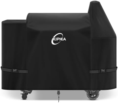 Kipiea 600D Pellet Grill Cover for Pit Boss Austin XL & Rancher XL, Waterproof BBQ Smoker Cover, UV Resistant, No Tear, No Fading by Kipiea