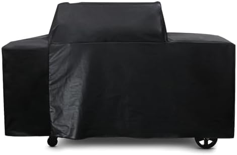 Replacement Traeger BAC776 Woodridge Pro and Woodridge Elite Pellet Grills, 600D Polyester Outdoor Heavy Duty Waterproof Full-Length All Weather Grill Cover Accessory- 69 in by FCCUM