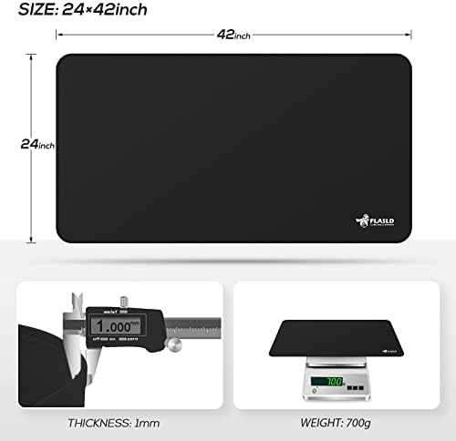 FLASLD Heavy-Duty Hearth Rugs for Fireplaces Fire Resistant, 24 X 42 inches Gas Grill Splatter Mat, Fireproof Heat Resistant Non Stick BBQ Patio Protector, Under Grill Mat for Outdoor Grill - Image 3