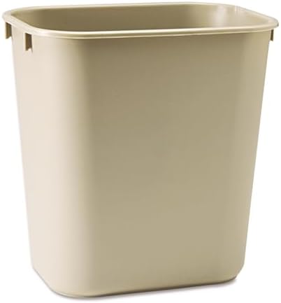 Rubbermaid Commercial Products Wastebasket, Beige, 3.25-Gallon by RubbermaidCommercialProducts