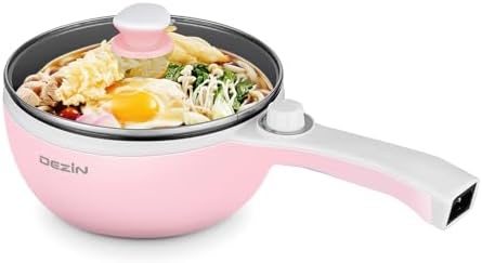 Dezin Electric Pot, 1.5L Non-Stick Portable Hot Pot Electric Upgraded, 700W by DEZIN