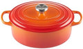 Le Creuset Enameled Cast Iron Oval Dutch Oven, 5 qt, Flame by Unknown