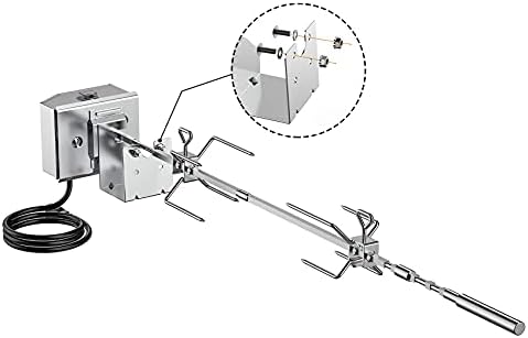 onlyfire Stainless Steel Rotisserie Kit Weber 7659 Replacement - Image 3