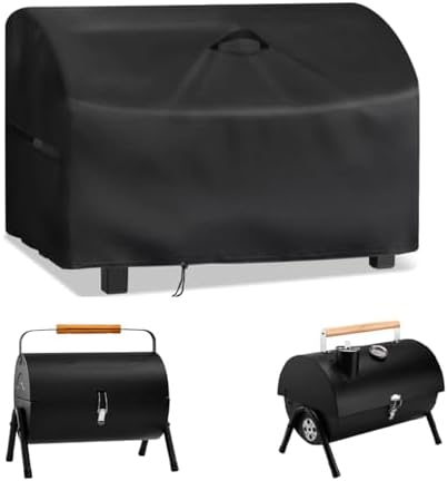 Mini Gas Grill Cover for Royal Gourmet CC1015W for Joyfair Charcoal Grill by Guisong