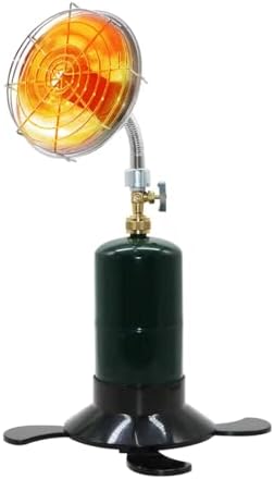 BLAZEAL Portable Propane Heater with Upgrade Catalytic Infrared Burner & Free-Bending Snake Hose for Outdoor and Indoor Tent Camping Space Patio Heater 1lb Small Propane Gas Tank Holder Garage Fishing - Image 3