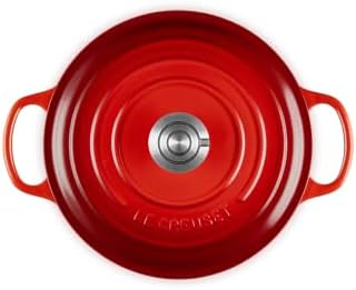 Le Creuset Enameled Cast Iron Round Dutch Oven, 4.5 qt., Cerise/Crucible - Image 2