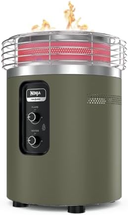 Ninja Fireside360 Fire Pit/Heater, 80,000 BTU, 3 Modes, Spanish Moss by Unknown