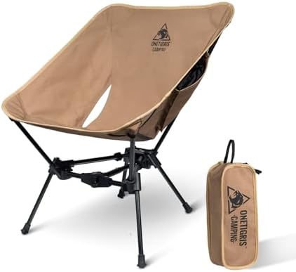 ONETIGRIS Tigerblade Camping Chair, Lightweight Folding Backpacking Hiking Chair, Compact Portable 330 lbs Capacity by OneTigris