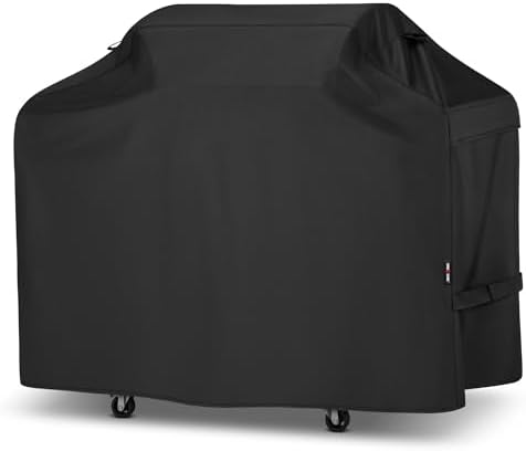 Unicook Heavy Duty Waterproof Grill Cover 70 in, Large, UV Resistant, Black by UNICOOK