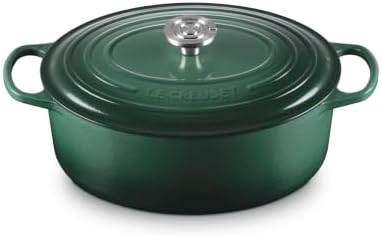 Le Creuset Enameled Cast Iron Oval Dutch Oven, 6.75 qt., Artichaut/Crucible by Unknown
