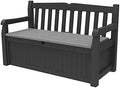 Keter Solana 70 Gal Outdoor Storage Bench for Patio and Pool Accessories by Unknown